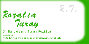 rozalia turay business card